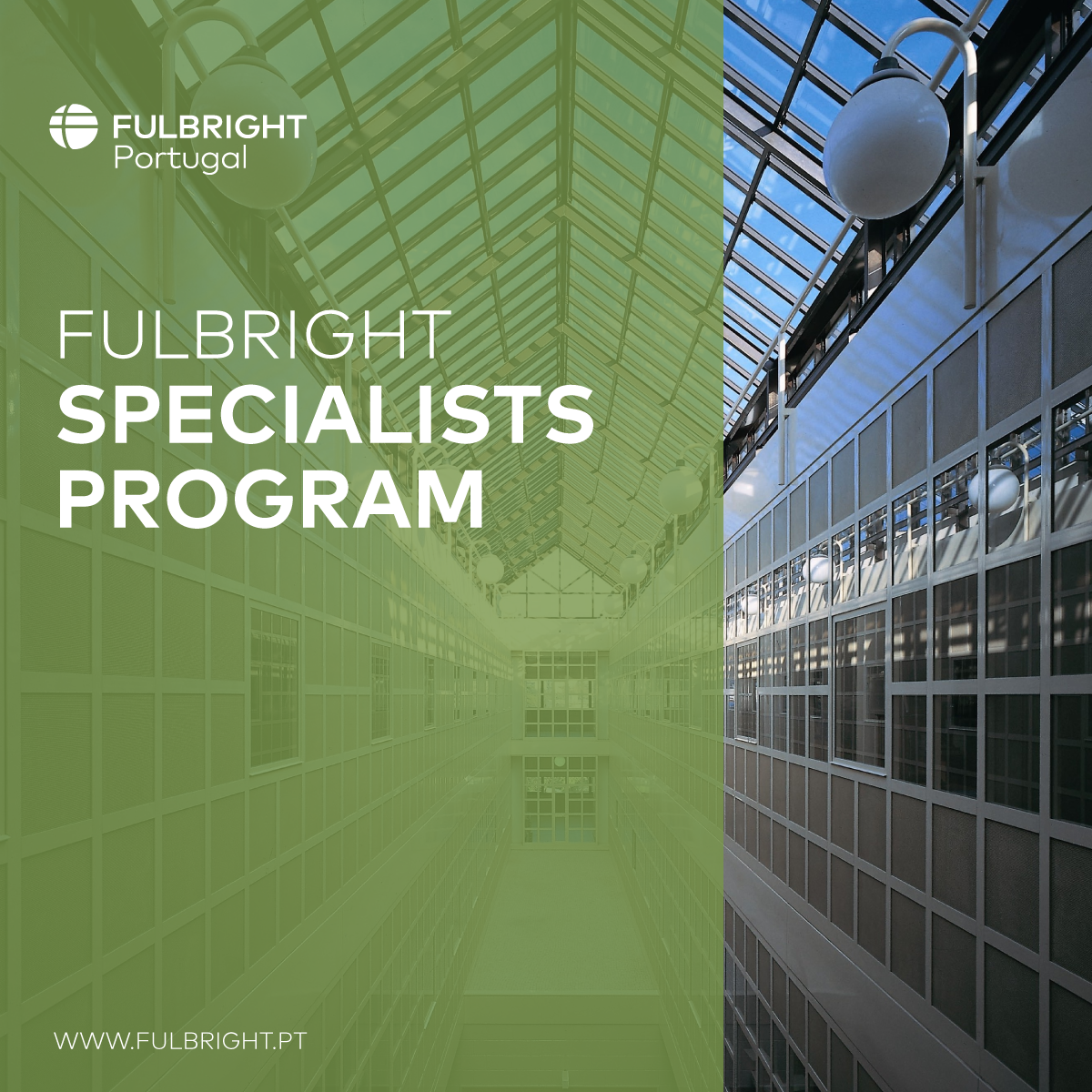 Cartaz de anúncio do Fulbright Specialist Program.