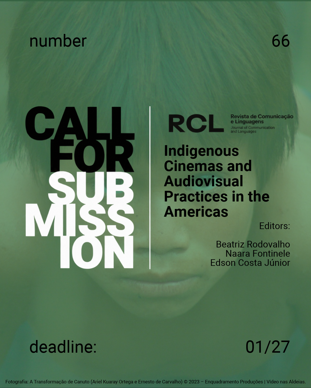 Cartaz da Call for Papers para a RCL 66.